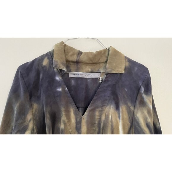 RAQUEL ALLEGRA TIE DYE ALEK BELTED DRESS S - Picture 2 of 9